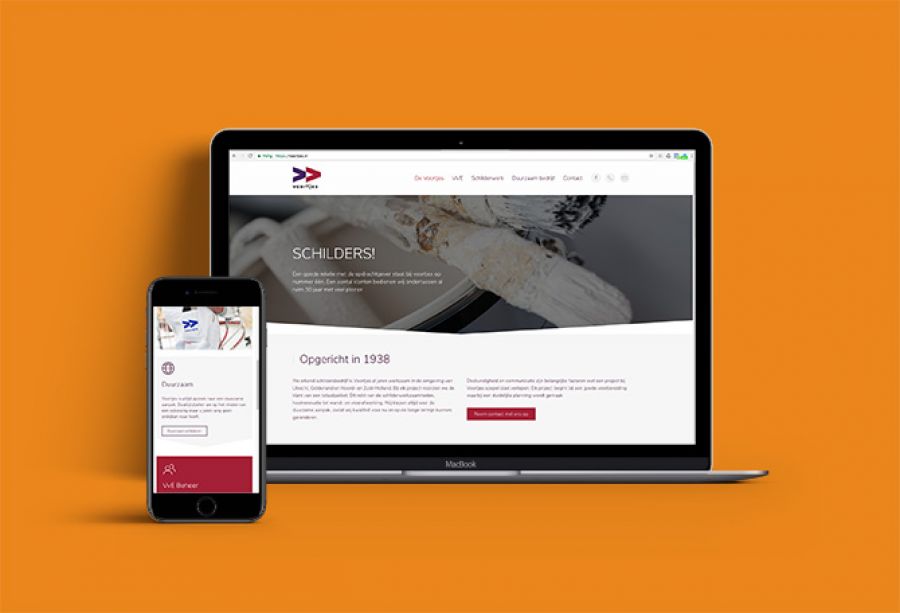 Website Voortjes Schilders