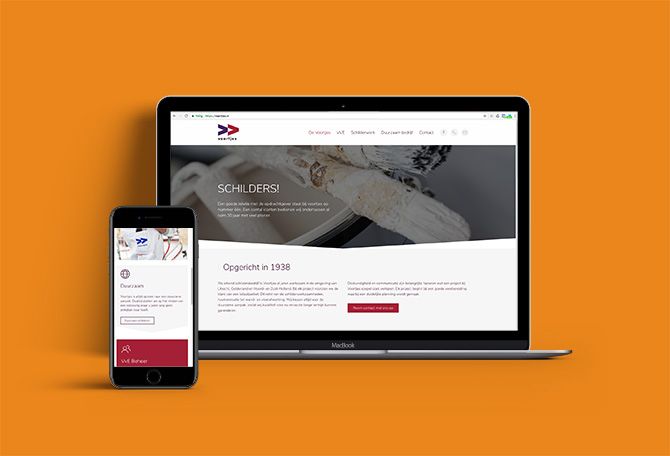 Website Voortjes Schilders